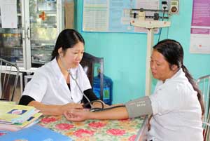 TYT xã Yên Mông là một trong những trạm được đầu tư đầy đủ trang thiết bị và có bác sĩ làm trạm trưởng TYT.